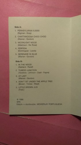 Glenn Miller & His Orchestra, In The Mood compilation Cassette Tape (1986) - Picture 2 of 3