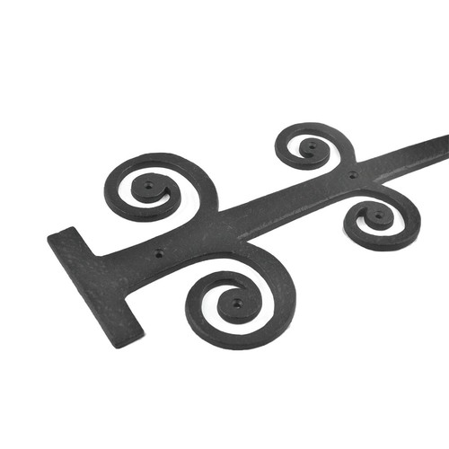 Renovators Supply Wrought Iron Garage Door Hinges 16" Dummy Strap Door Hinges - Picture 10 of 10