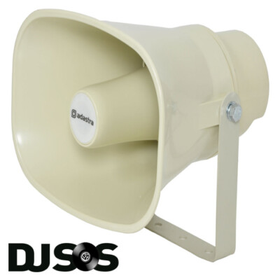 Adastra EH15V Rechteckiger Horn PA Lautsprecher 100V Line 15W, 15W, 7,5W, 3,75W