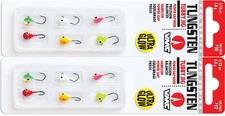 VMC TTJ G6 Tungsten Tubby Ultra Glow Jig Kit 6 baits on one card Pick Size & Qty