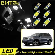 14x Interior LED Light Bulbs Package Kit For Toyota Highlander 2008-2013 White