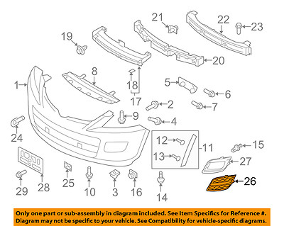 I-Match Auto Parts Front Right Passenger Side Fog Hole Cover Replacement for 2010-2012 Mazda CX9 TE6950C11B MA1039113 I-Match Auto Parts Front Right Passenger Side Fog Hole Cover Replacement for 2010-2012 Mazda CX9 TE6950C11B MA1039113