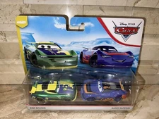Disney Pixar Cars Eric Braker & Barry DePedal Next Gen PIston Cup Racers 2 Pack