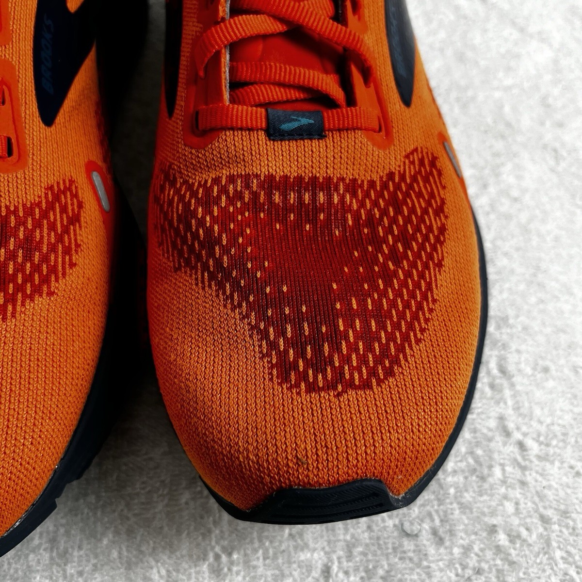 Brooks Launch GTS 9 Mens 11.5 Speed Orange Blue Running Shoes  1103871D854 Brooks Launch 9 Orange for sale | eBay main image 2