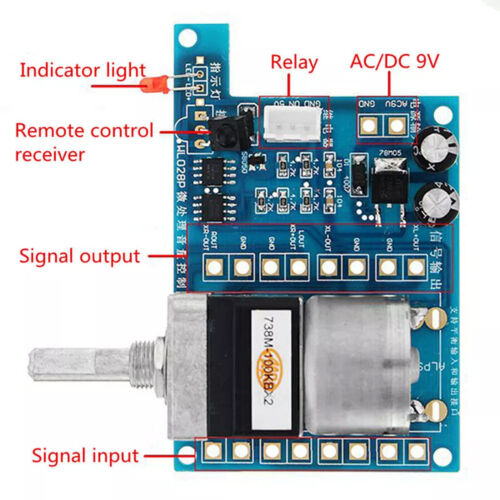 NEW 100K ALPS Remote Control Volume Motorized Potentiometer For Preamp AmplifiRT - Picture 3 of 7