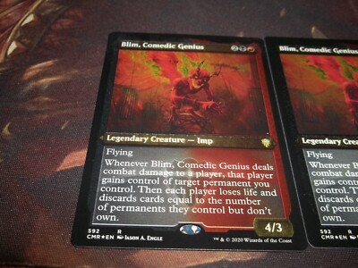 4x Blim, Comedic Genius - Foil Etched NM-Mint, English Commander