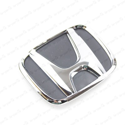 エーアンドジロゴプレート New Genuine Honda 01-02 Accord Front Grille H Chrome/Black Emblem