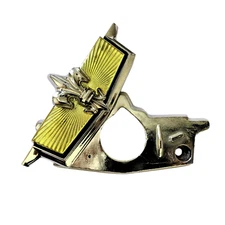 YELLOW NEW 1977 1990 CHEVROLET CAPRICE TRUNK LOCK EMBLEM CHEVY 77 90