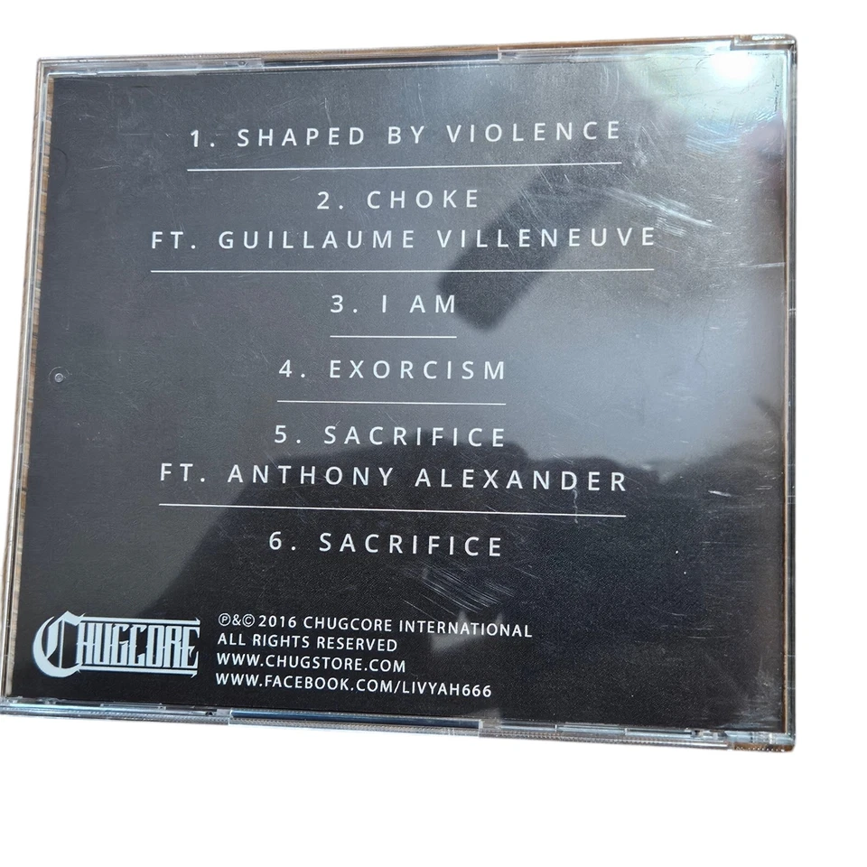 Livyah – Shaped By Violence EP CD-R Chugcore Limited 1/30 CHG 055 - Image 3 of 4
