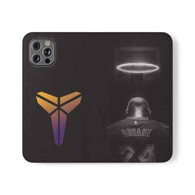 Kobe Wallet Phone Case - Basketball Fan Gift - Cell Phone Holder & Card Slot - L