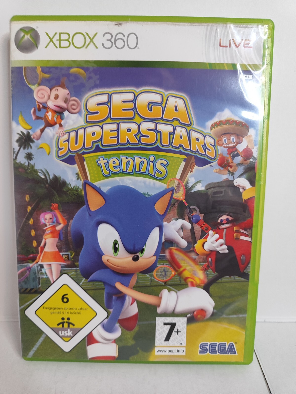 Sega Superstars Tennis (Microsoft Xbox 360, 2008) - PAL - Complete With Manual