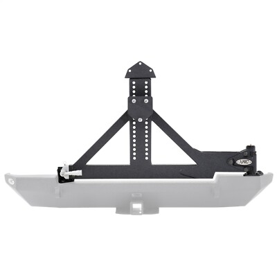 Smittybilt XRC Rear Spare Tire Carrier Cold Rolled Steel For Jeep Wrangler TJ YJ