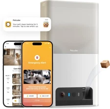 Petcube Bites 2 Lite Interactive WiFi Pet Monitoring Camera with Auto Feeder