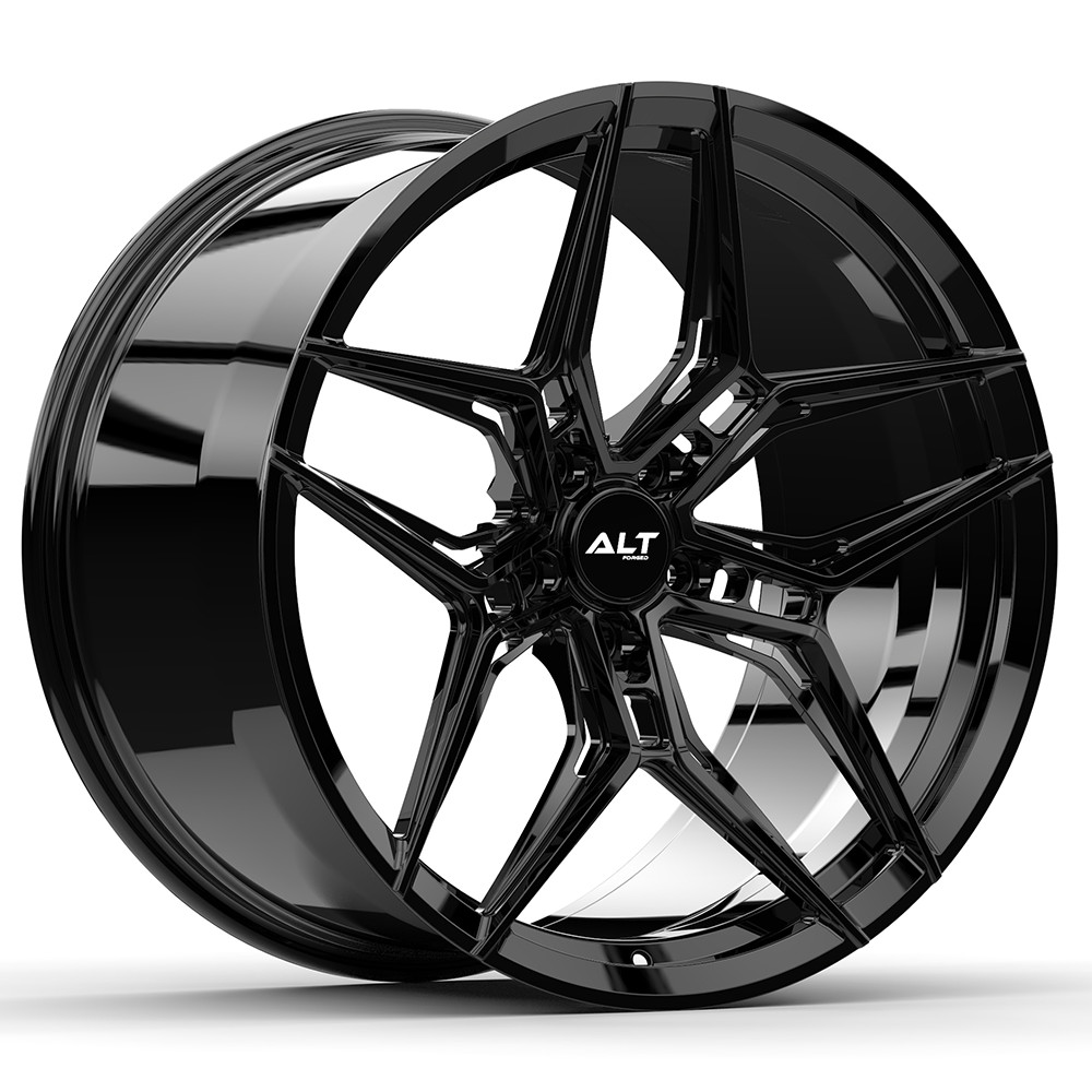 20" 21" ALT Forged ALT18 Gloss Black Monoblock Wheels for Lamborghini Huracán