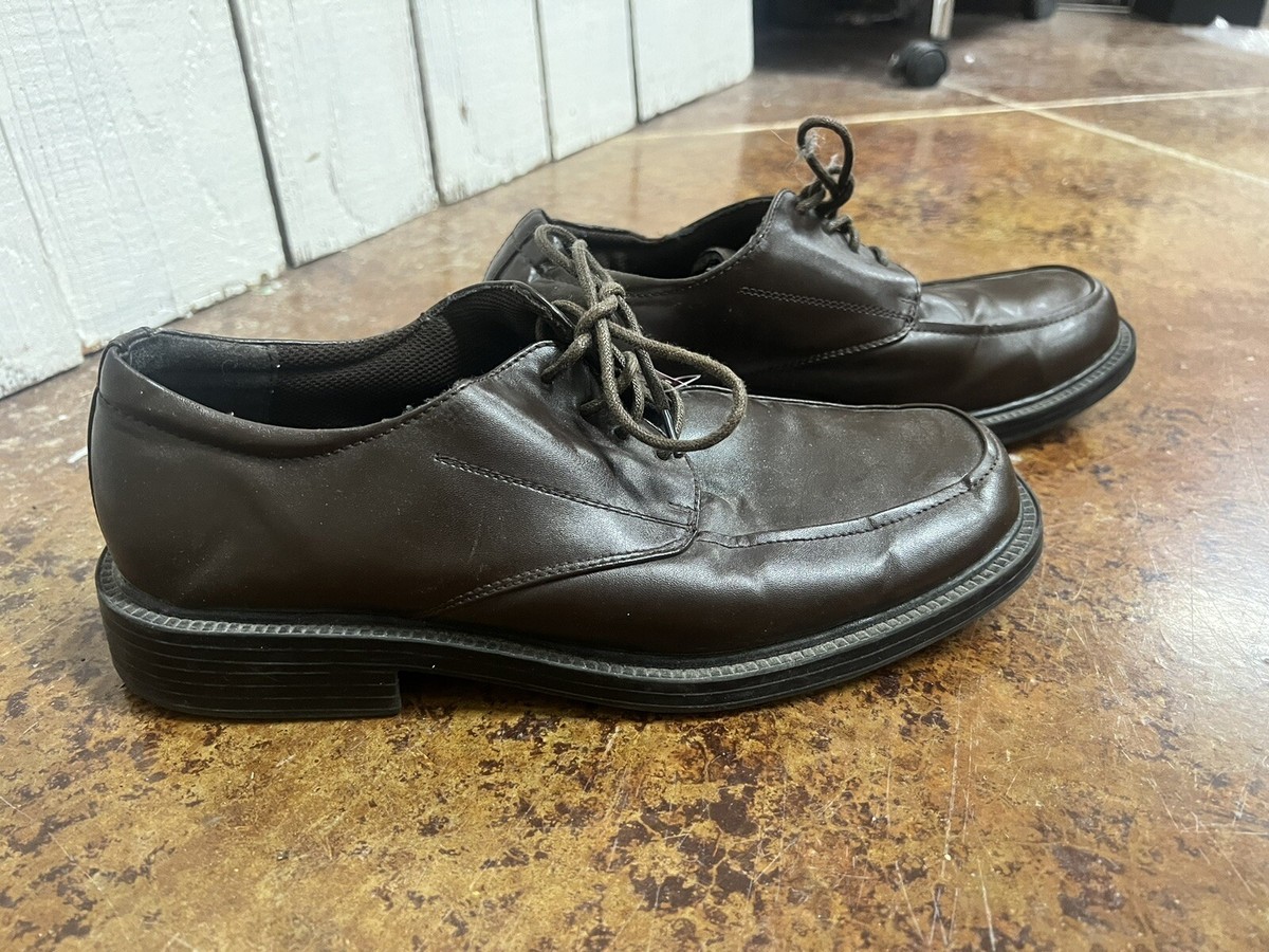 State Street Men's Leather Dress Shoes Size 8 Brown Bin S24 | eBay