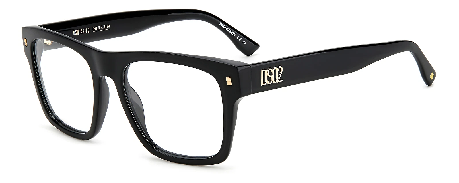 Occhiali da Vista DSQUARED2 D2 0037 2M2 BLACK G 53 18 145 Uomo