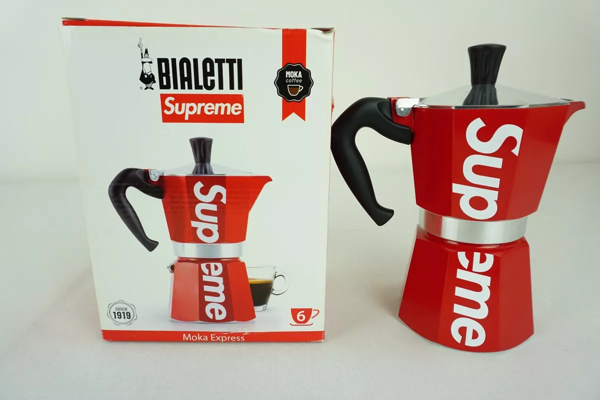 Supreme SS19 Bialetti moka express maker 6 cup capacity