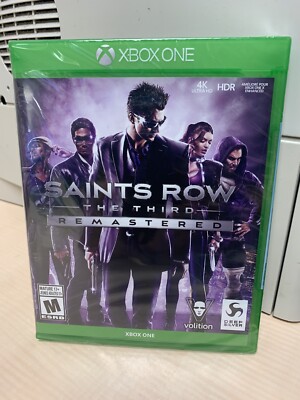 Saints Row The Third Remastered Microsoft Xbox One BRAND