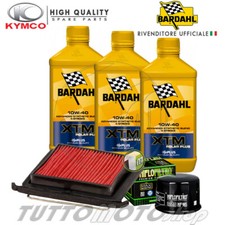 Tagliando KYMCO XCiting 500 i R 2007-2014 / Kit Olio Bardahl XTM 10W40 4T Filtri