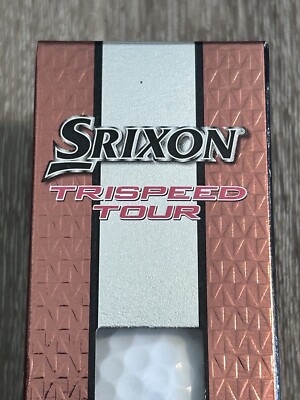 Srixon Trispeed Golf Balls Sleeve 3-Balls Premium Distance White