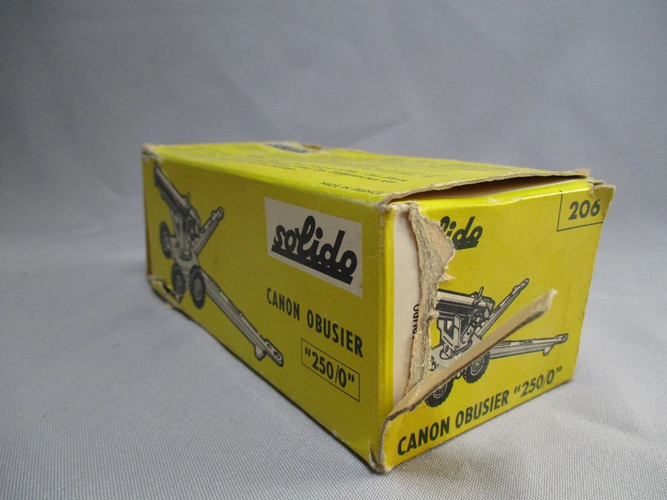 AN455 SOLIDO 1/?? CANON OBUSIER 250/0 Ref 206 BON ETAT - Photo 4/4