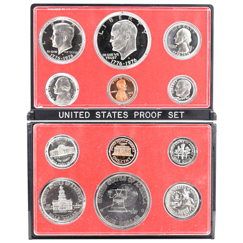 1975-S Proof Set United States US Mint Original Government Packaging Box#1877