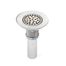MCGUIRE MANUFACTURING 152 Wide Top Sink Strainer with Tallpiece and Zinc Nuts