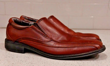 Dockers Pro Style Leather Loafers Men's 10M Brown Comfort Dress Shoe