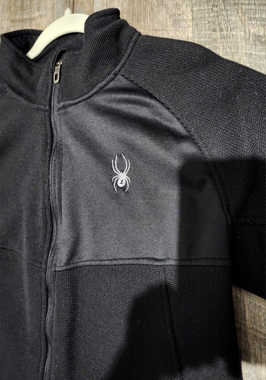 Spyder Men's Black Full Zip Basic Jacket Lined 10… - image 6