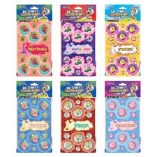 Dr. Stinky's Rainbow Sleepover Scratch N Sniff Stickers, 6-Pack