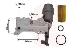 VAN WEZEL 30013703 Enfriador de aceite adecuado para MERCEDES-BENZ GLC (X253)