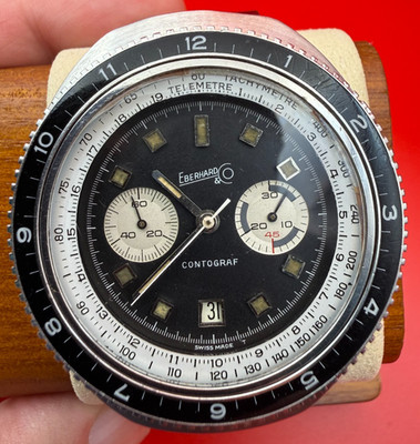 Eberhard & Co. Contograf Automatic Chronograph Men s Watch 1970s Ref. 1.31504-39
