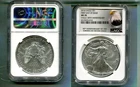 2016 AMERICAN SILVER EAGLE 1 OUNCE .999 FINE COIN NGC MS70 8180T