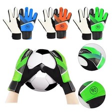 Kids Goalkeeper Gloves Children Latex Football Soccer Goalie Training Anti Slip