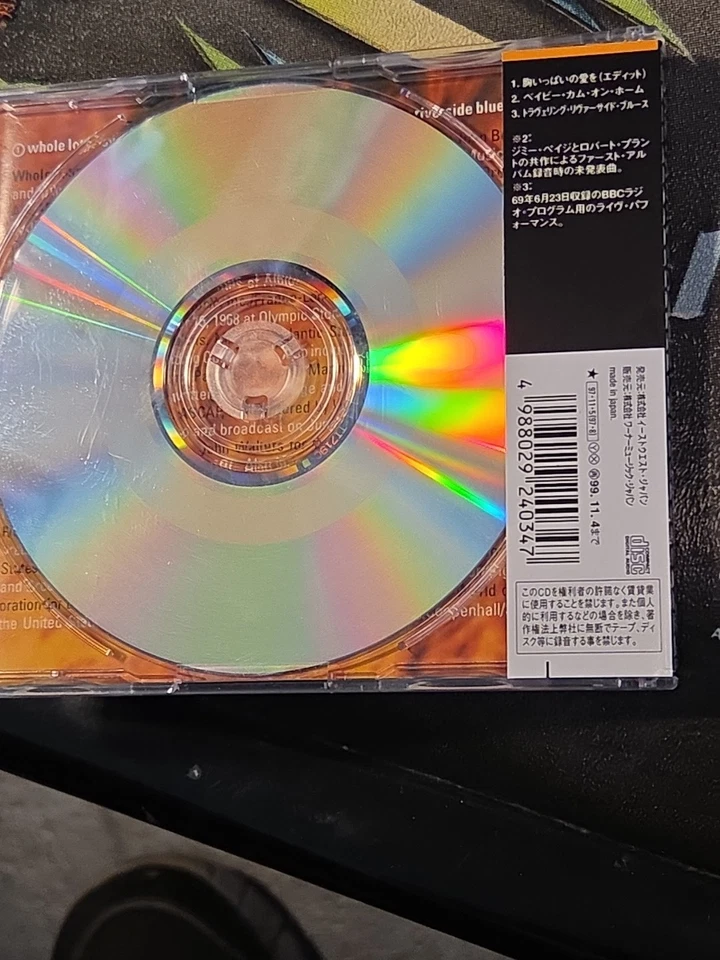 Led Zeppelin Whole Lotta Love CD Japan AMCY2403 1991 Atlantic EastWest Japan OBI Foto 4 de 4