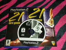 21 Card Games PlayStation 2 PS2 Game Complete With Manual