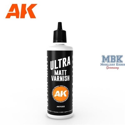 AK Interactive S.L. AK-11252 ULTRA MATT VARNISH 100ml (3rd Generation)