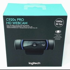 New Logitech C920s Pro Full HD 1080p 30fps Webcam with Privacy Shutter