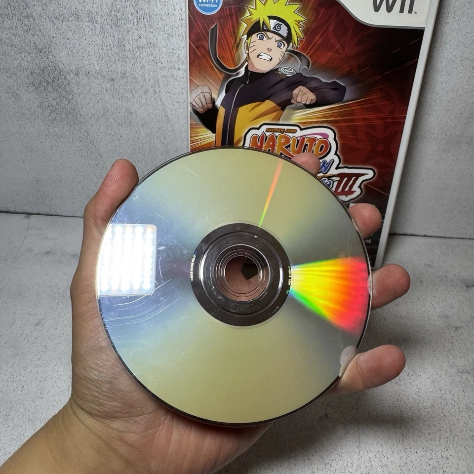 Naruto Shippuden: Clash of Ninja Revolution 3 (Nintendo Wii, 2009) w/Movie DVD - Image 4 of 4