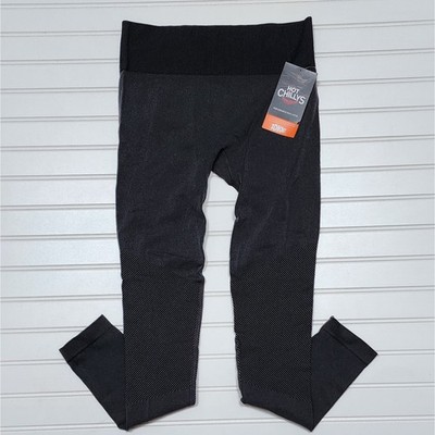 Hot Chillys Women's Performance Base Layer 3D Knit Bottoms Size M (8-10) Black 