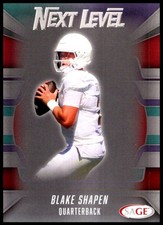 2026 Blake Shapen Sage Low Series Next Level FOOTBALL #98 Mississippi State