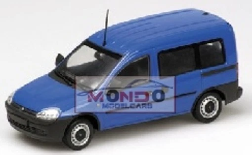 Modèle Réduit 1:43 Minichamps Opel Combo 2002 Bleu - Diecast Neuf