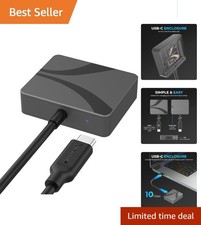 Portable USB-C Enclosure for M.2 2230 PCIe NVMe SSDs - Supports Windows, macOS