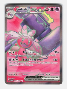tinkaton pokemon card value EX (262/193) – PokeGuard [Colorless] [Colorless]. Pokemon ME01: Mega Evolution Uncommon