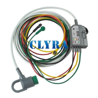 Compatible Medtronic Physio Control ECG Trunk Cable LIFEPAK 12 20 15 Only 4Lead