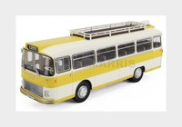 Edicola AUTDALMONCOLL075 Saviem SC5 Bus 1962 Gelb Weiß 1/43 LKW Modell