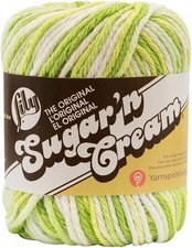 Lily Sugar N Cream The Original Ombre Yarn, 2oz, Gauge 4 Medium, 100 Cotton, ...