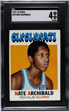 1971 Topps Nate Archibald #29 Rookie Celtics HOF SGC 4 VG-EX