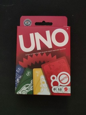 Mattel 80th Anniversairy UNO Ruby Red NEU
