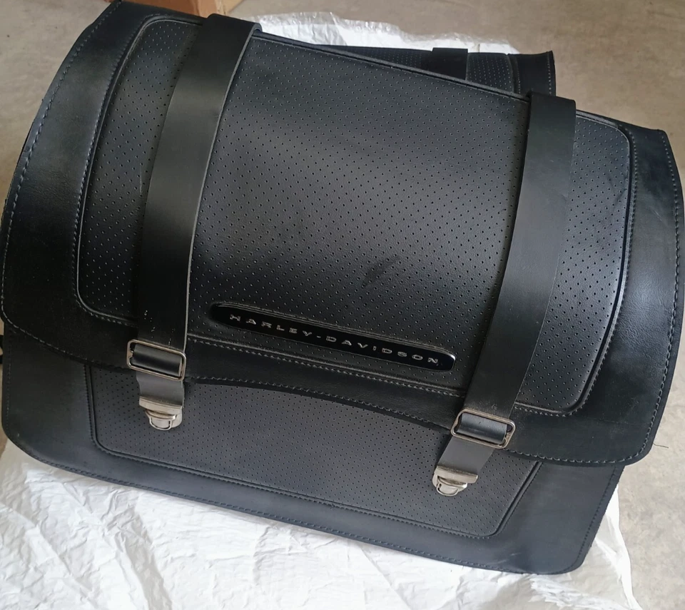 🏍OEM Harley Davidson 2018+ Softail M8 FXLR Leather Detachable 2 Saddlebags🏍 — 第 4/4 张图片